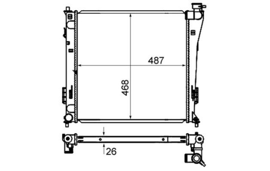 Radiator, engine cooling, Image 2