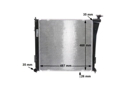 Radiator, engine cooling, Image 13