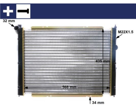 Radiator, engine cooling