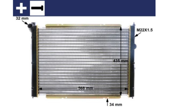 Radiator, engine cooling