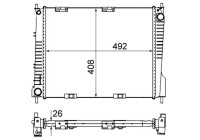 Radiator, engine cooling