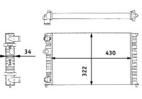 Radiator, engine cooling