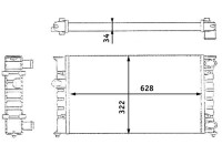 Radiator, engine cooling