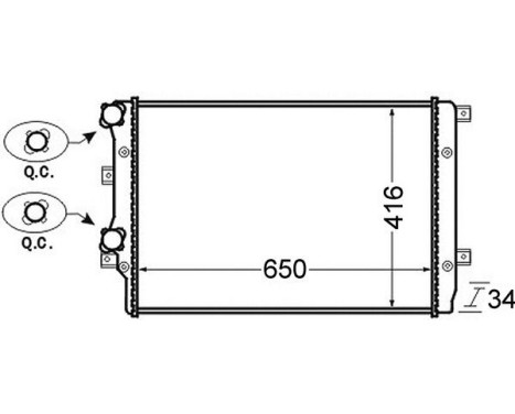 Radiator, engine cooling, Image 5