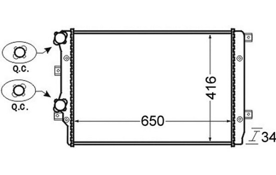 Radiator, engine cooling, Image 5