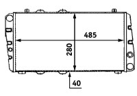 Radiator, engine cooling