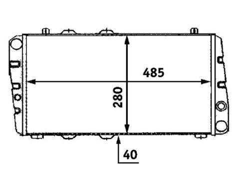 Radiator, engine cooling