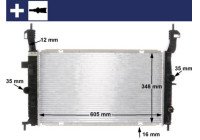 Radiator, engine cooling