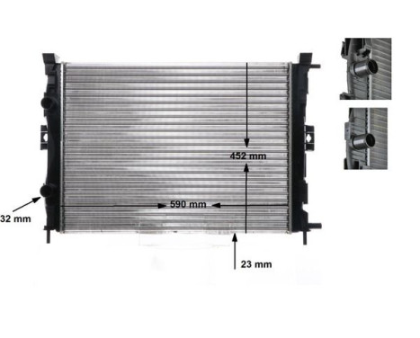 Radiator, engine cooling