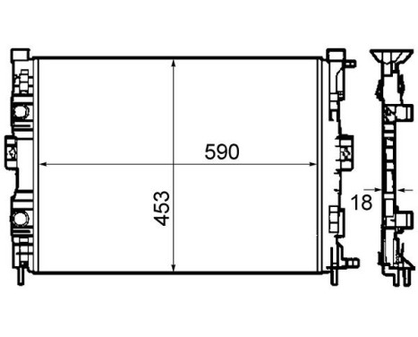 Radiator, engine cooling, Image 2