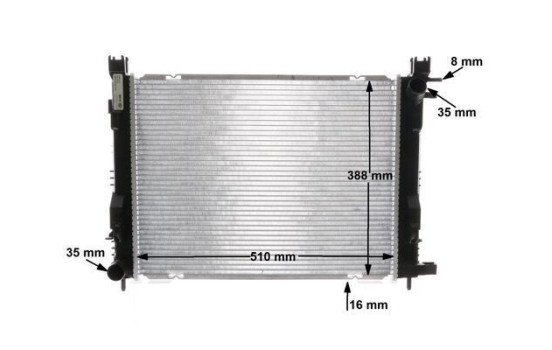 Radiator, engine cooling, Image 12