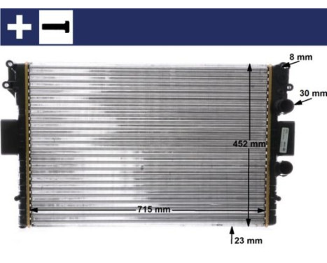 Radiator, engine cooling