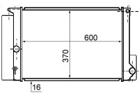 Radiator, engine cooling