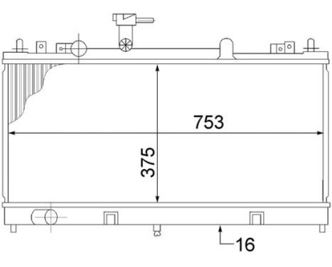 Radiator, engine cooling, Image 2
