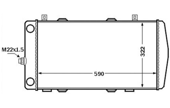 Radiator, engine cooling