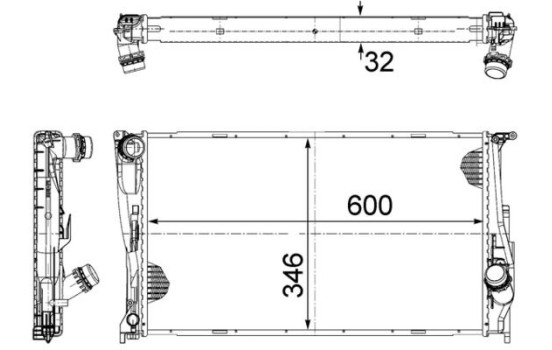 Radiator, engine cooling, Image 2