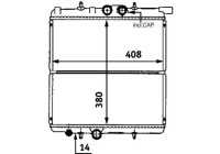 Radiator, engine cooling