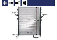 Radiator, engine cooling