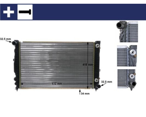 Radiator, engine cooling