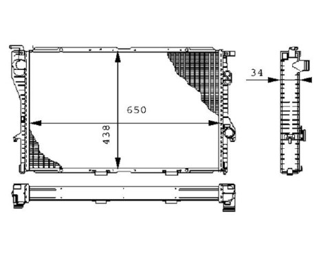 Radiator, engine cooling