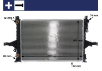 Radiator, engine cooling