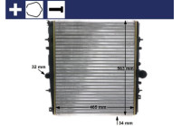 Radiator, engine cooling