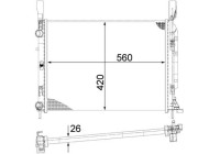 Radiator, engine cooling