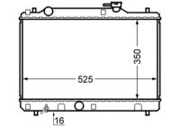Radiator, engine cooling