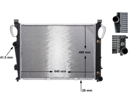 Radiator, engine cooling