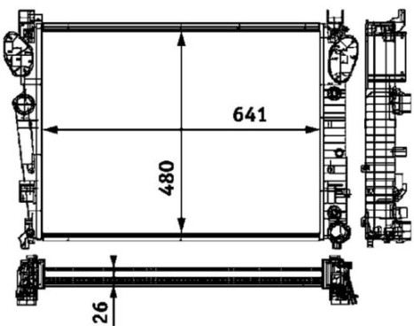 Radiator, engine cooling, Image 2