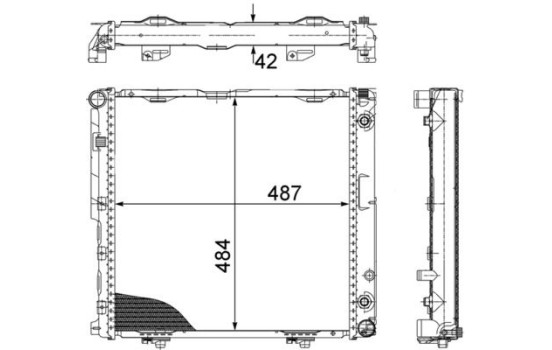 Radiator, engine cooling, Image 2