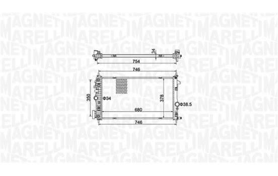 Radiator, engine cooling, Image 2