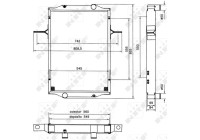 Radiator, engine cooling