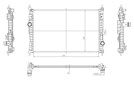 Radiator, engine cooling, Image 5