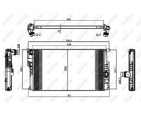 Radiator, engine cooling, Image 4