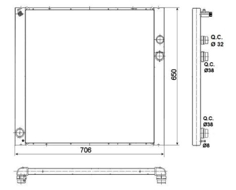 Radiator, engine cooling, Image 4