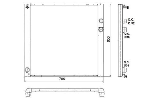 Radiator, engine cooling, Image 4