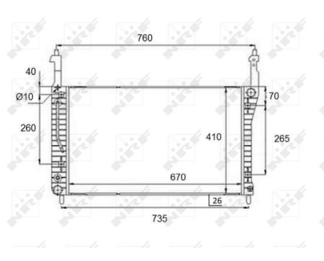Radiator, engine cooling, Image 2