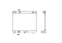 Radiator, engine cooling