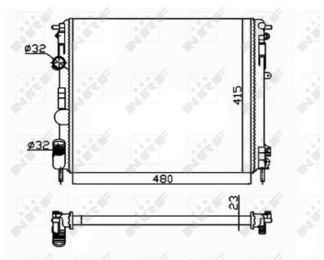 Radiator, engine cooling, Image 4