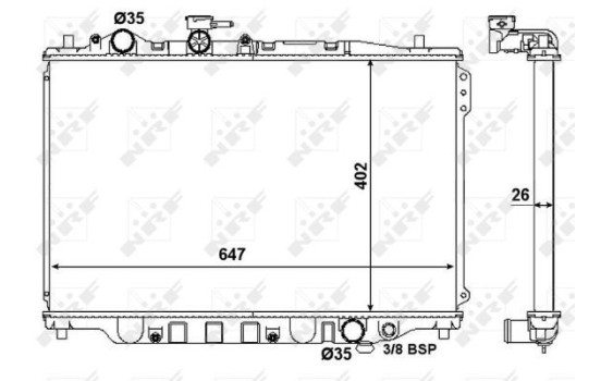 Radiator, engine cooling, Image 5