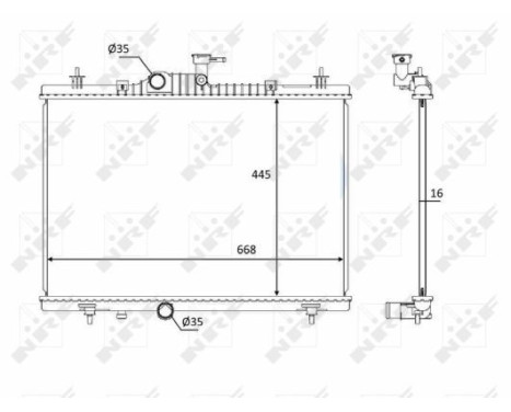 Radiator, engine cooling, Image 2