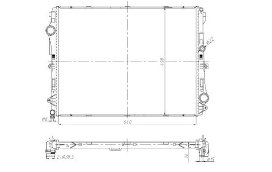Radiator, engine cooling, Image 2