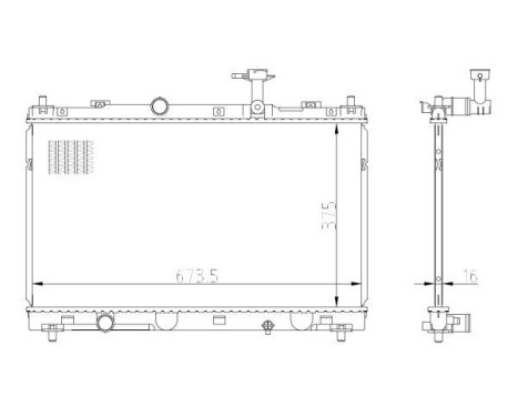 Radiator, engine cooling, Image 4