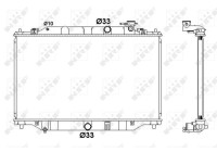 Radiator, engine cooling