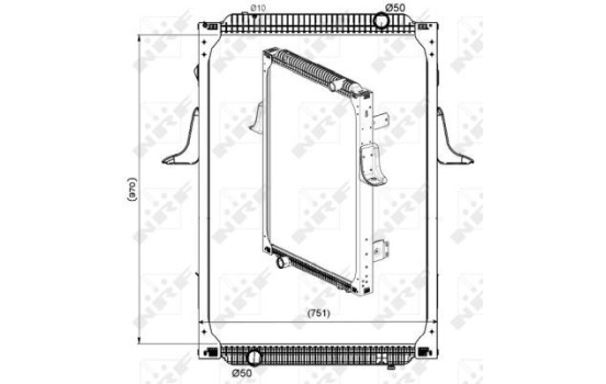 Radiator, engine cooling, Image 5
