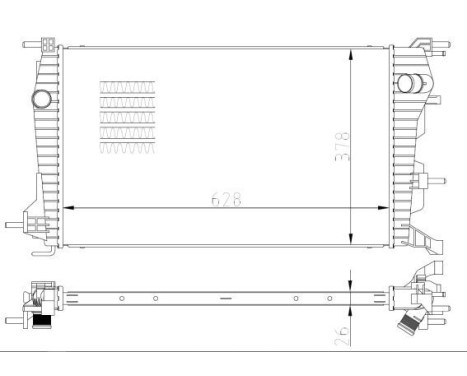 Radiator, engine cooling, Image 4