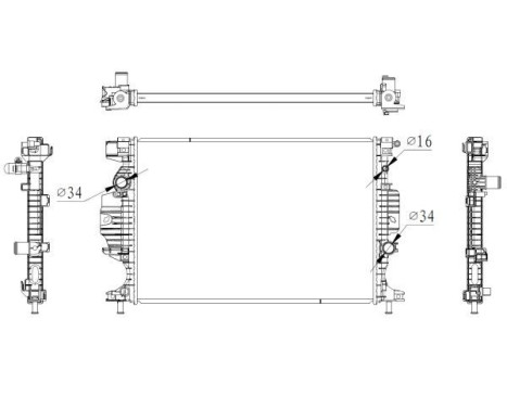 Radiator, engine cooling, Image 2