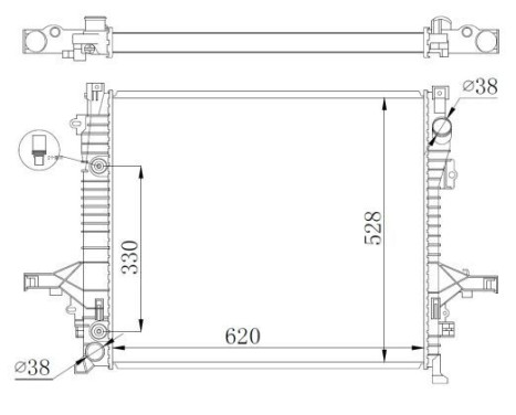 Radiator, engine cooling, Image 4