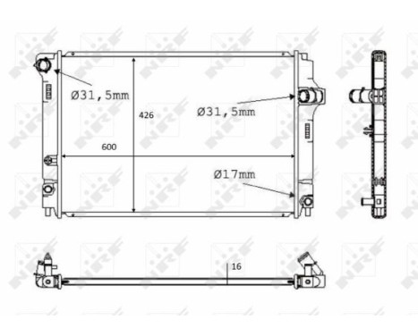 Radiator, engine cooling, Image 2